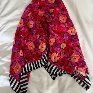 Henri Bendel Kiss and Tell Silk Scarf